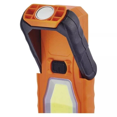 Latarka LED COB 5W + 1x LED 4x AA