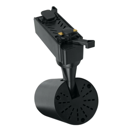 Oświetlenie szynowe X-LINE - zestaw: 3x reflektor LED 5W + 1m szyna + złączki, kolor czarny