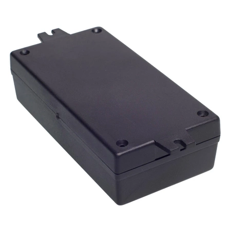Obudowa uniwersalna Z52U, 74 × 145 × 40 mm, ABS, czarna, z panelami bocznymi, z uchwytem montażowym, Kradex