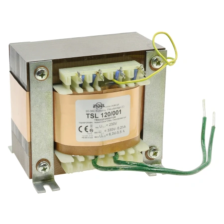 Transformator sieciowy lampowy TSL 120/001, 120VA, 330V + 6,3V, 5,5A, Indel