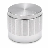 Gałka aluminiowa do potencjometru na oś 6mm - 20x17mm - srebrna - GSL20