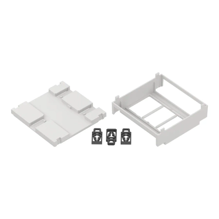 Obudowa modułowa na szynę DIN ZD3005J, 89,9 × 89,4 × 33,3 mm, ABS V0, Kradex