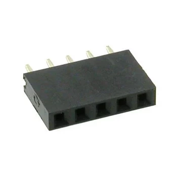 Gniazdo jednorzędowe 5pin, r2.54, proste