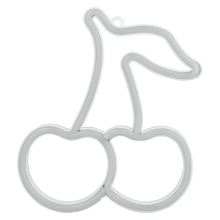 Neon LED "czereśnia", dekoracja LED 19x22,5cm zasilanie z baterii lub USB