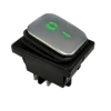 Włącznik ON-OFF KCD4-MB 16A 250V podwójny IP65 zielony