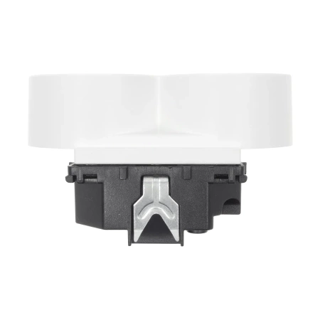 Moduł - Gniazdo elektryczne Schuko podwójne - biały - Tawoia Glass