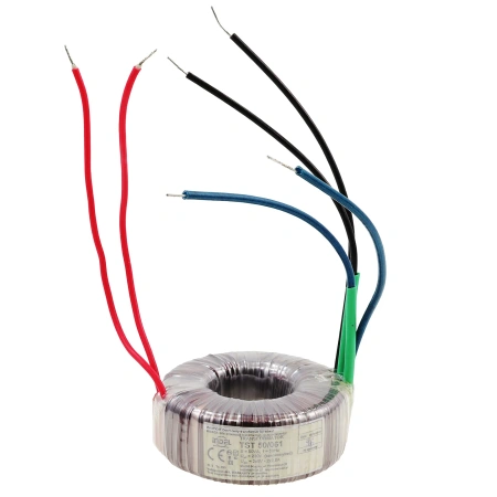 Transformator toroidalny sieciowy TST 50 VA, 230/2×9 V, 2×2,8 A, Indel