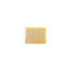 Płytka uniwersalna 7 x 9 cm, jednostronna, raster 2,54 mm, żółta, PU11