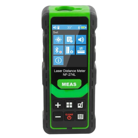 Dalmierz laserowy Noyafa NF-274L 100 m – zielony laser, pomiar kąta, Bluetooth