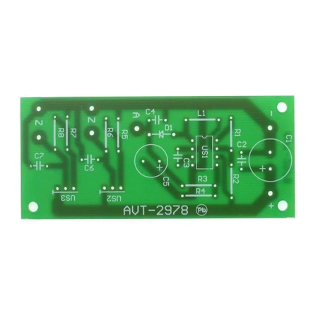 Lampowy wzmacniacz słuchawkowy stereo na PCC88 - PCB do projektu AVT 2978