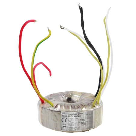 Transformator toroidalny 60VA Indel TSTL 60/002 230V (250V, 3.15V-0-3.15V) do wzmacniaczy lampowych