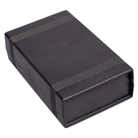 Obudowa uniwersalna Z50, 91 × 146 × 43,3 mm, ABS, czarna, z panelami bocznymi, Kradex