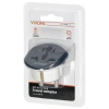 Adapter podróżny Virone TA5 Go To Europe 230V 13A – przejściówka europejska E/F z gniazdem uniwersalnym