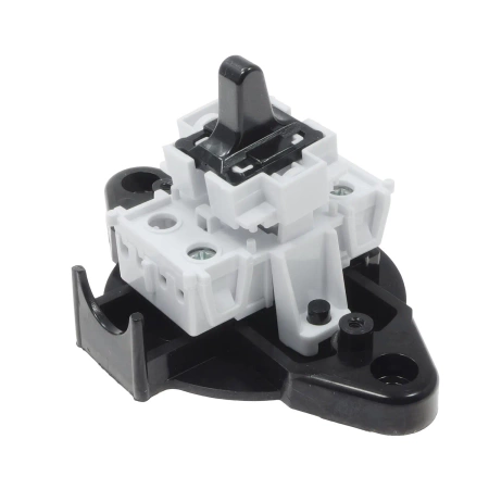 Włącznik światła pojedynczy, montaż natynkowy, kolor czarny, seria Retro PRL