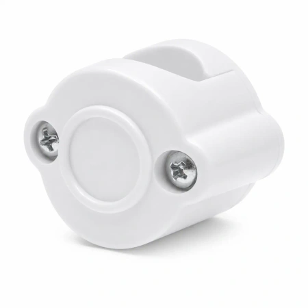 Uchwyt kabla plastikowy 42×32 mm natynkowy biały - Retro PRL