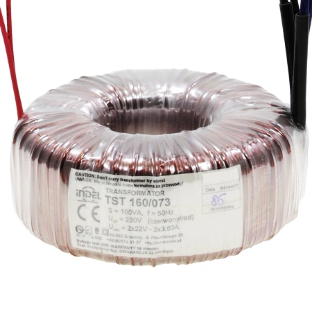 Transformator toroidalny TST 230V/2x22V - 2x3.63A