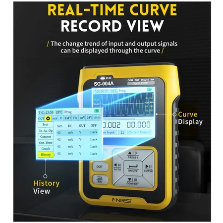 Generator funkcyjny sygnału PWM, kalibrator, FNIRSI SG-004A