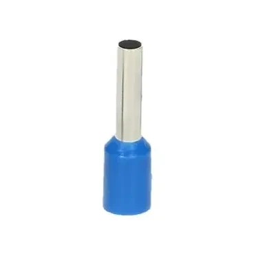 Tulejka miedziana izolowana przekrój do 0.75mm2 dł.10mm, blister 25szt.