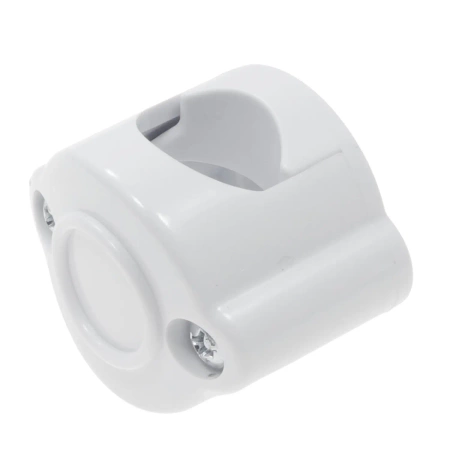 Uchwyt kabla plastikowy 42×32 mm natynkowy biały - Retro PRL