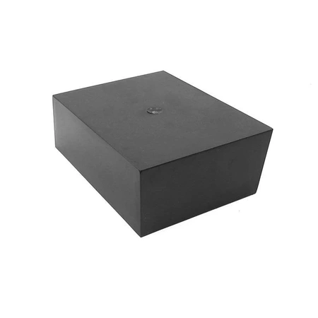 Obudowa uniwersalna 150 × 110 × 50 mm z ABS, czarna, z panelem, KM-50 Maszczyk