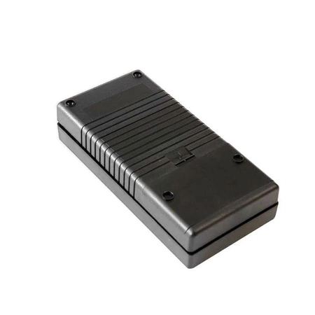 Obudowa 190x93, h=41mm ABS z okienkiem, miejsce na baterie, KM103