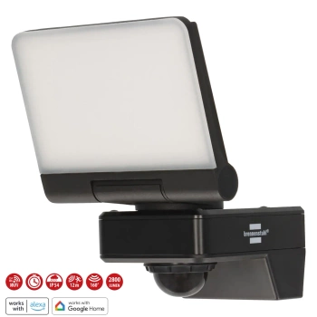 Reflektor LED WiFi z czujnikiem ruchu WF 2051 P 2800lm, PIR, IP54 brennenstuhl®Connect