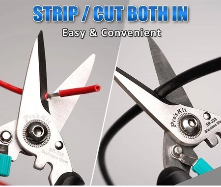 Nożyce uniwersalne proste 185mm SR-338 Proskit