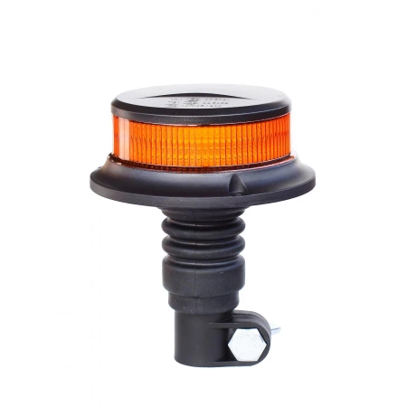 Lampa ostrzegawcza LED do pojazdu, PICO, 27W, 18 LED, światło pomarańczowe, trzpień FLEX, R65 R10, ALR0055