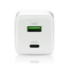 Ładowarka sieciowa everActive GaN SC-450Q z gniazdem USB oraz USB-C PD PPS QC4+ 45W