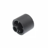 Gałka, oś 6mm, fi20x16mm, aluminiowa czarna