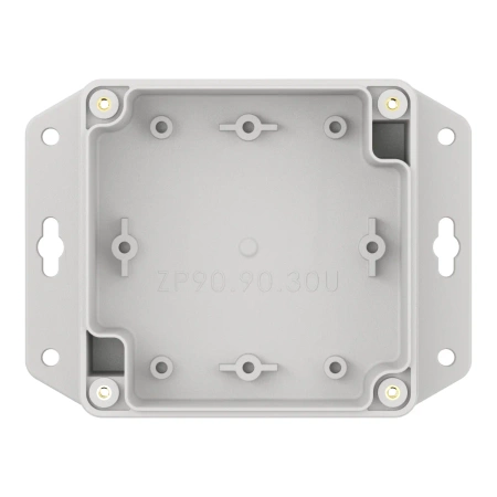 Obudowa hermetyczna z uchem ZP90.90.60U jasnoszara ABS