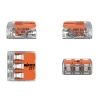 Szybkozłączka WAGO 221-413 z dźwigniami na 3 przewody, drut i linka 0,2-4mm², 32A 450V