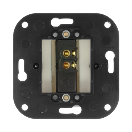 Włącznik dzwonkowy ceramiczny, kwadratowy podtynkowy biały Ceramic Loft