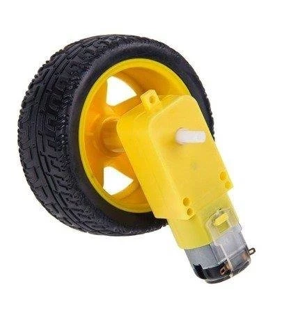 Zestaw napędowy TT D65 - silnik DC 6V z kołem 65mm - z przekładnią 1:48