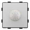 Czujnik ruchu PIR 200W (60W LED) grafitowy podtynkowy z ramką szklaną - TAWOIA Glass
