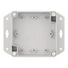 Obudowa hermetyczna ZP90.90.60UJH, 91,6 × 91,4 × 60 mm, ABS, jasnoszara, z uchem, Kradex