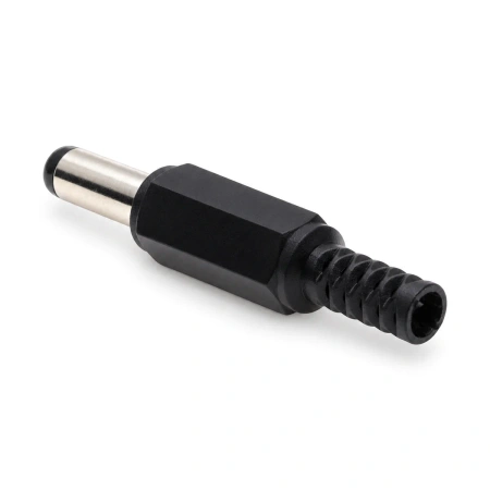 Wtyk zasilający DC 2,1/5,5/14 mm prosty, na kabel, Vitalco