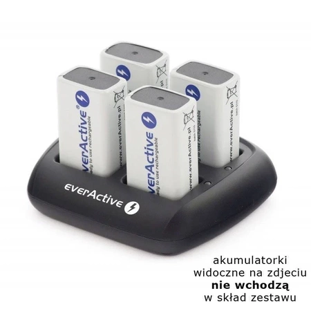 Ładowarka everActive NC-109 do akumulatorów 9V Ni-MH