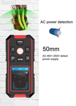 Wykrywacz ukrytych przewodów, metali i drewna w ścianach, Noyafa NF-518S