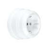 Gniazdko elektryczne Schuko okrągłe białe ceramiczne natynkowe - Ceramic Classic Loft