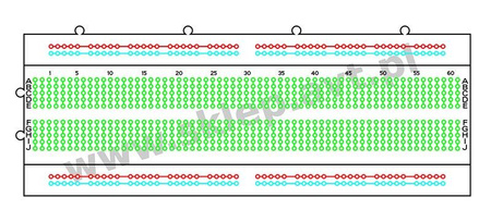 Prototypowa płytka stykowa 840 pól, SD12NW