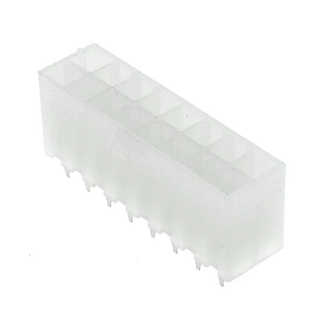 Wtyk ATX 18-stykowy męski prosty do montażu na PCB, raster 4,20 mm, biały, KWM4505-18S