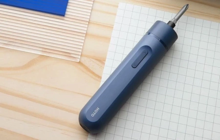 Wkrętak elektryczny HOTO QWLSD007 + zestaw bitów, niebieski