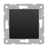 Włącznik światła schodowy, montaż podtynkowy, kolor czarny QUAD Electromalt, QAD1007B