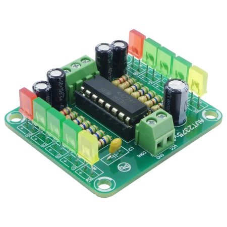 Wskaźnik wysterowania stereo 2×5 LED do audio - zlutowany KIT AVT 2375