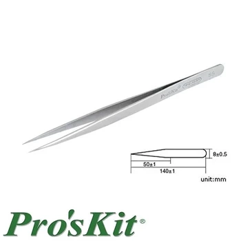 Pęseta antymagnetyczna ostra wydłużona, Proskit 1PK-105T