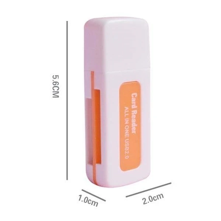 Czytnik USB 2.0 do kart pamięci - All in One - SD Micro-SD MS M2 TF