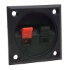 Terminal głośnikowy 2-pin kwadratowy 57 × 57 mm, zaciski sprężynowe