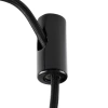 Uchwyt kabla ceramiczny 20x45mm, natynkowy czarny Ceramic Loft