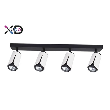 Kinkiet GU10 LED x4 biały+czarny, XUDO IK264W